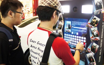 Renault Social Media Photo Booth