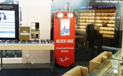 Ray Ban: Social Media Photo Booth