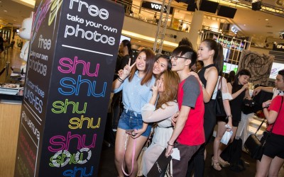 Shu Uemura: Social Media Photo Booth
