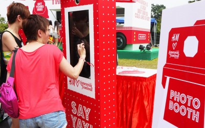 H&M Laneway Festival 2014 Photo Booth Singapore