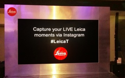 Leica T Launch Social Wall Singapore