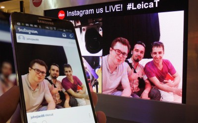 Leica T Launch Social Wall Singapore
