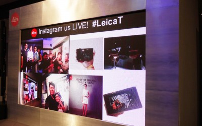 Leica T Launch Social Wall Singapore