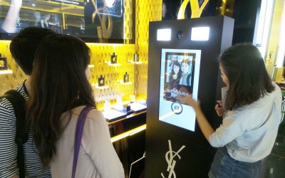 Yves Saint Laurent (YSL) Store Opening Social Media Photo Booth