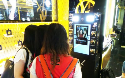 Yves Saint Laurent (YSL) Store Opening Social Media Photo Booth