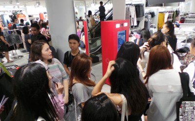 H&M Tampines Store Opening Selfie Wefie Photo Booth