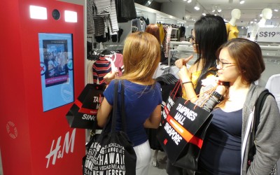 H&M Tampines Store Opening Selfie Wefie Photo Booth