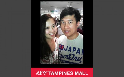 H&M Tampines Store Opening Selfie Wefie Photo Booth