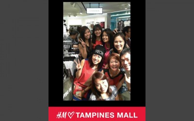 H&M Tampines Store Opening Selfie Wefie Photo Booth