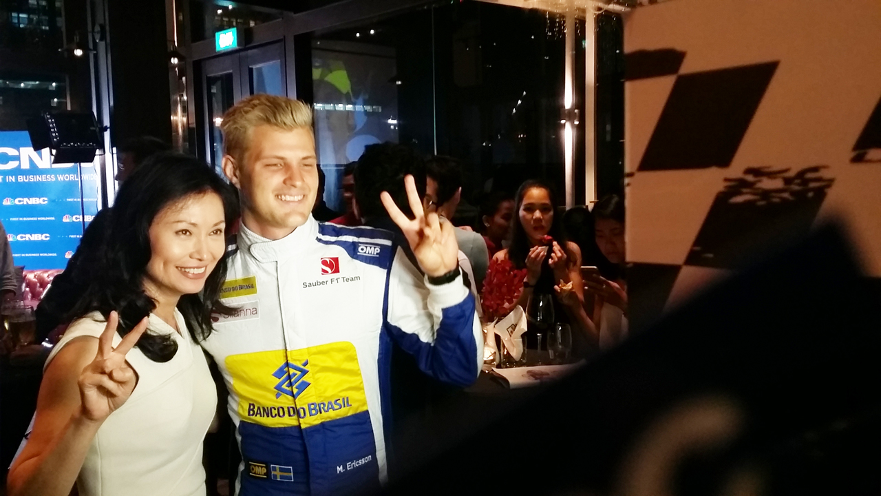 CNBC Sauber F1 Reception CNBC Sauber F1 Reception